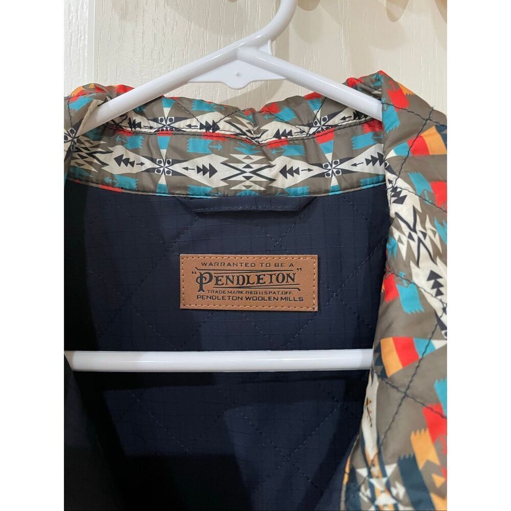 Pendleton Women's Southwestern Print Reversible Snap Button Jacket Women's Sz XL - Picture 3 of 13